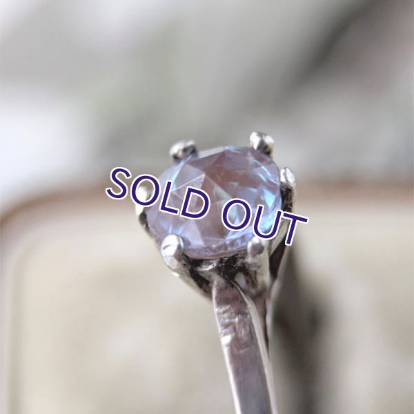 画像4: ローズカットサフィレットの小さなリング (4)