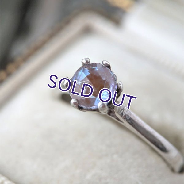 画像3: ローズカットサフィレットの小さなリング (3)